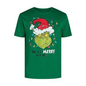 Merry Grinch Graphic Tee Shirt